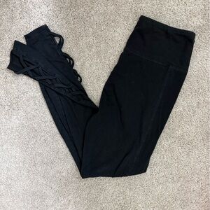 Wild Fable Black Leggings with Side Detail